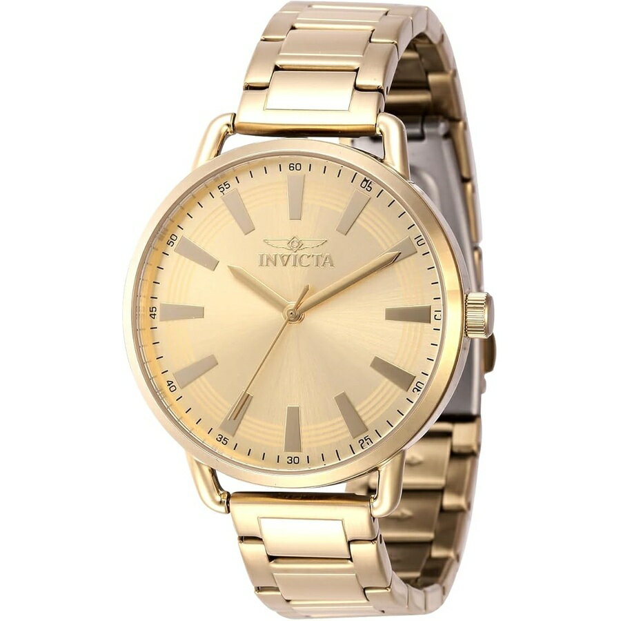 Rakuten - インヴィクタ レディース ワイルドフラワー 38mm ステンレススチール クォーツ時計 Invicta Lady's Wildflower 38mm Stainless Steel Quartz Watch