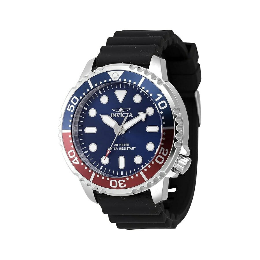 Rakuten - インヴィクタ プロ ダイバー メンズ 48mm ステンレススチール スチール ブルー文字盤 PC21J クォーツ Invicta Pro Diver Men 48mm Stainless Steel Steel Blue dial PC21J Quartz