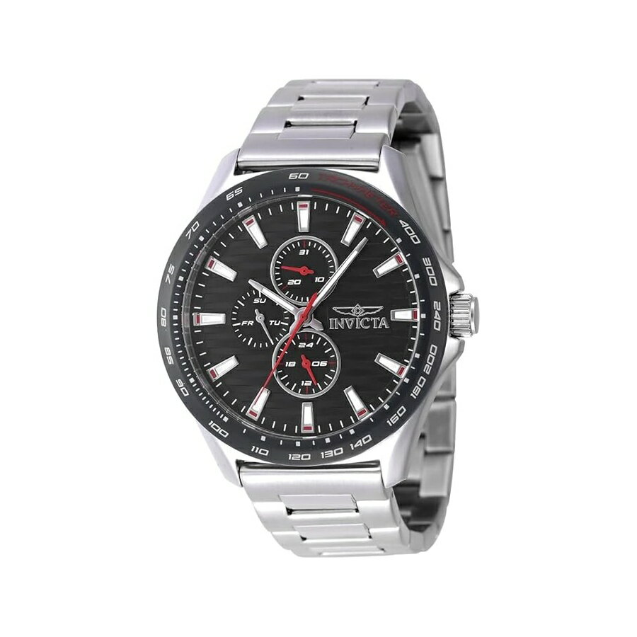Other - インヴィクタ レーシング メンズ 44mm ステンレススチール スチール ブラック ダイヤル VH67 クォーツ Invicta Racing Men 44mm Stainless Steel Steel Black dial VH67 Quartz