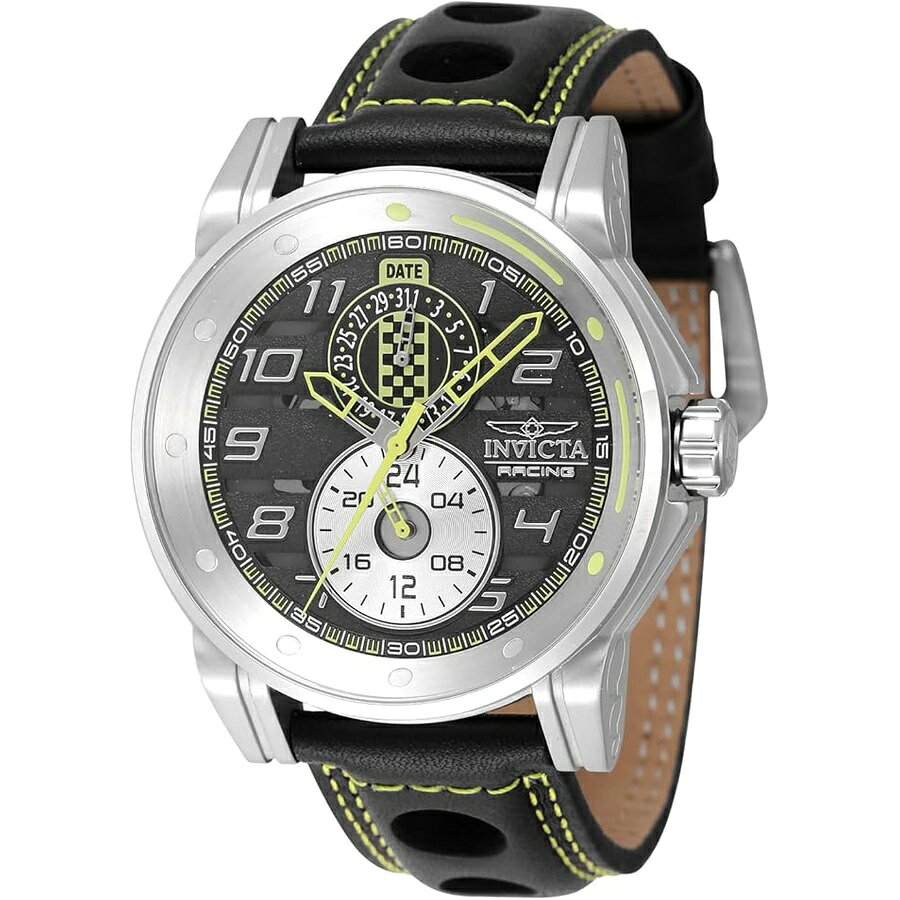 インヴィクタ レーシング ステンレススチール メンズ クォーツ時計 46mm Invicta Racing Stainless Steel Men's Quartz Watch 46mm