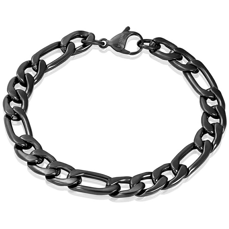 Rakuten - インヴィクタ Figaro ブレスレット 男性用 ステンレススチールチェーンジュエリー 9.3mm 8.75インチ Invicta Figaro Bracelet for Men, Stainless Steel Chain Jewelry, 9.3mm, 8.75