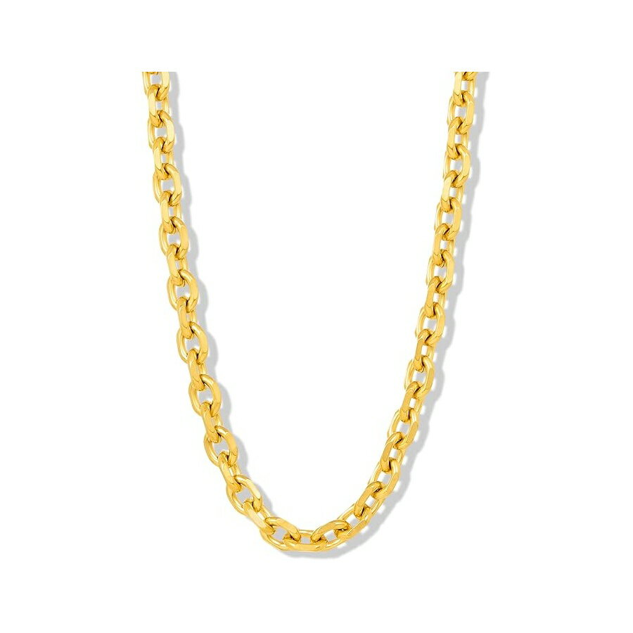 インヴィクタ ジュエリー アクセサリー メンズ ナイフエッジ オーバル リンク チェーン ネックレス (10.6mm) 24" インヴィクタ ジュエリー アクセサリー Men's Knife Edge Oval Link Chain Necklace (10.6mm) 24"