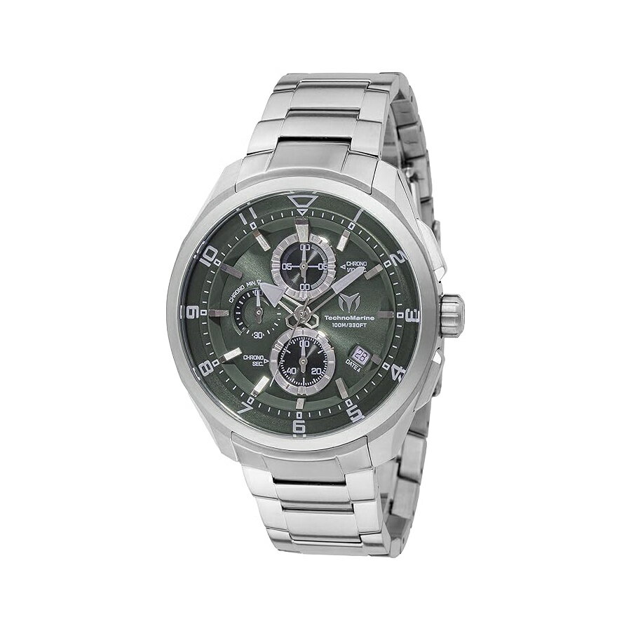 Rakuten - テクノマリーン オーシャン クアンタム メンズ ウォッチ 44mm スチール (TM-318116) TechnoMarine Ocean Quantum Men's Watch 44mm, Steel (TM-318116)