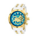 CrN^ rv INVICTA CBN^ v_Co[ Y jp 23423 Invicta Men's Pro Diver Stainless Steel Quartz Watch with Silicone Strap, White, 26