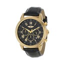 CrN^ rv INVICTA CBN^ Y jp 90242 Invicta Men's 90242-003 Invicta I 18k Gold-Plated Stainless Steel Watch with Black Leather Band