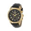 ӥ ӻ INVICTA    90242 Invicta Men's 90242-003 Invicta I 18k Gold-Plated Stainless Steel Watch with Black Leather Band