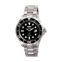 CrN^ rv INVICTA CBN^ OhCo[ Y jp 3044 Invicta Men's 3044 Stainless Steel Grand Diver Automatic Watch, Silver/Black