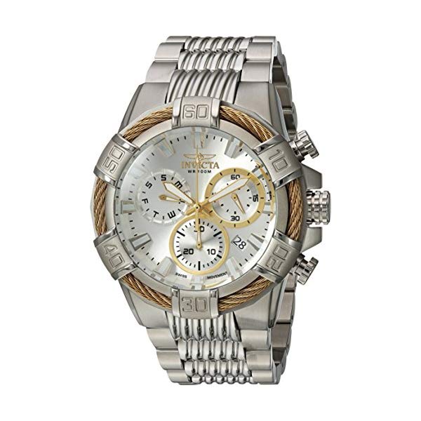 楽天i-selectionインビクタ 腕時計 INVICTA インヴィクタ ボルト メンズ 男性用 25863 Invicta Men's Bolt Quartz Watch with Two-Tone-Stainless-Steel Strap, 16 （Model: 25864 & 25513）