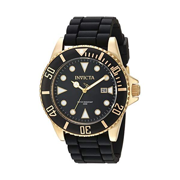 インビクタ 腕時計 INVICTA インヴィクタ プロダイバー メンズ 男性用 90303 Invicta Men's Pro Diver Stainless Steel Quartz Watch with Silicone Strap, Black, 21 (Model: 90303)