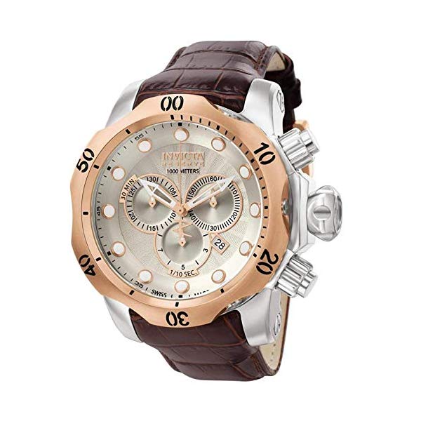 インビクタ 腕時計 INVICTA インヴィクタ リザーブ ベノム メンズ 男性用 0359 Invicta Men's 0359 Reserve Collection Venom Chronograph Brown Leather Watch