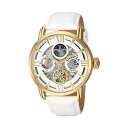 インビクタ 腕時計 INVICTA インヴィクタ オブジェクト D アート メンズ 男性用 22652 Invicta Men's Objet d'Art Stainless Steel Automatic-self-Wind Watch with Leather-Calfskin Strap, White, 24 (Model: 22652)