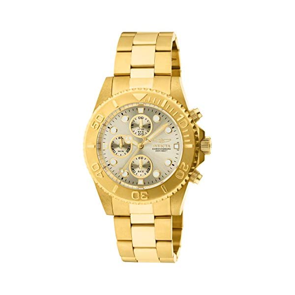 インビクタ 腕時計 INVICTA インヴィクタ プロダイバー メンズ 男性用 1774 Invicta Men's 1774 Pro-Diver Collection 18k Gold Ion-Plated Stainless Steel Watch