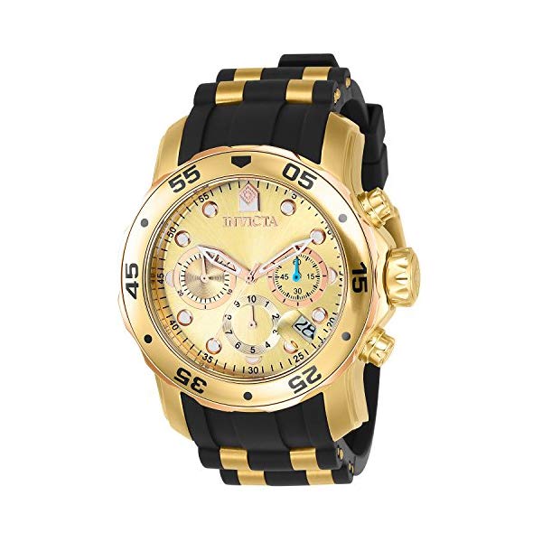 インビクタ 腕時計 INVICTA インヴィクタ プロダイバー メンズ 男性用 17884 Invicta Men's 17884 Pro Diver 18k Gold Ion-Plated Stainless Steel Chronograph Watch