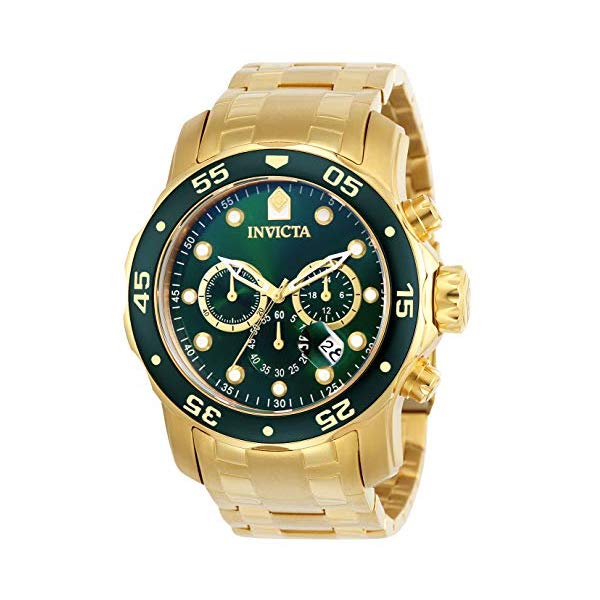インビクタ 腕時計 INVICTA インヴィクタ プロダイバー メンズ 男性用 0075 Invicta Men's 0075 Pro Diver Chronograph 18k Gold-Plated Watch