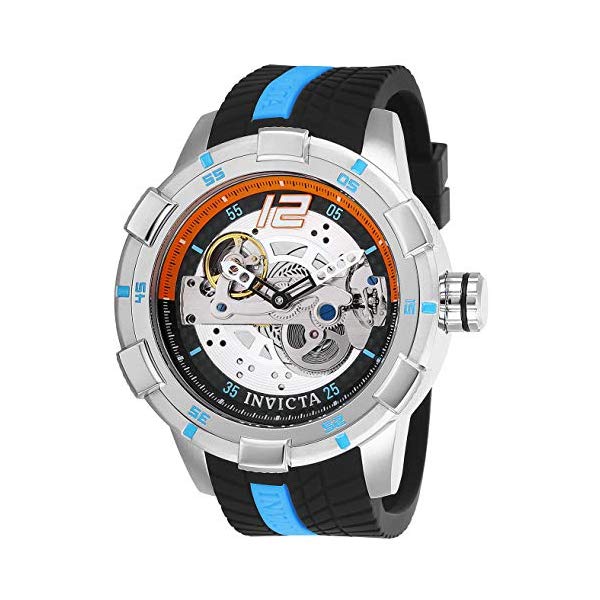 インビクタ 腕時計 INVICTA インヴィクタ S1ラリー メンズ 男性用 26618 Invicta Men's S1 Rally Stainless Steel Automatic-self-Wind Watch with Silicone Strap, Black, 24 (Model: 26618)