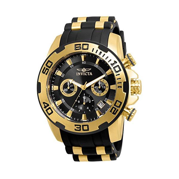 インビクタ 腕時計 INVICTA インヴィクタ プロダイバー メンズ 男性用 22312 Invicta Men's Pro Diver Stainless Steel Quartz Silicone Strap, Black, 26 Casual Watch