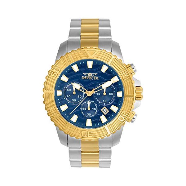 インビクタ 腕時計 INVICTA インヴィクタ プロダイバー メンズ 男性用 24002 Invicta Men's Pro Diver Quartz Watch with Stainless-Steel Strap, Two Tone, 22 (Model: 24002)