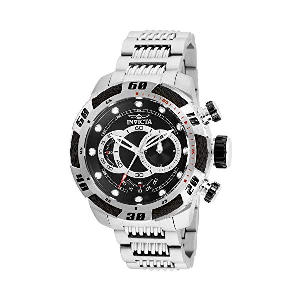 インビクタ 腕時計 INVICTA インヴィクタ スピードウェイ メンズ 男性用 25478 Invicta Men's Speedway Quartz Stainless-Steel Strap, Silver, 24 Casual Watch (Model: 25478)