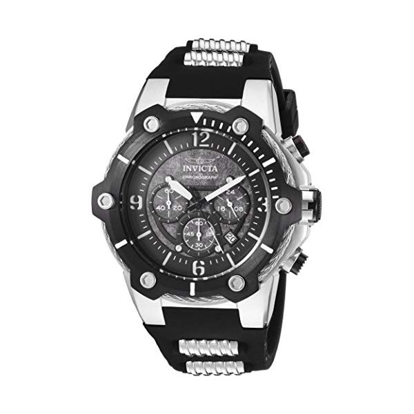 楽天i-selectionインビクタ 腕時計 INVICTA インヴィクタ ボルト メンズ 男性用 25470 Invicta Men's Bolt Quartz Watch with Polyurethane Stainless Steel Strap, Black, 23.5 （Model: 25470）