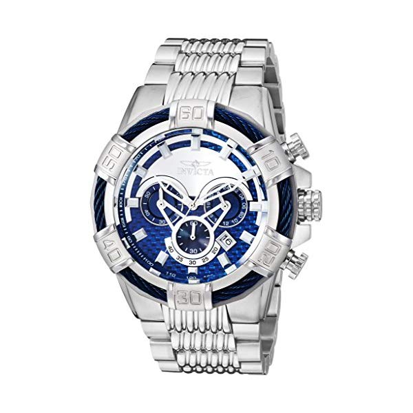 インビクタ 腕時計 INVICTA インヴィクタ ボルト メンズ 男性用 25541 Invicta Men's Bolt Quartz Watch with Stainless-Steel Strap, Silver, 26 (Model: 25541) 人気の INVICTA 商品はこちら ■海外より直輸入品となりますので、外箱に小傷・破れ等がある場合がございます。 　本体には影響ございませんので、予めご容赦ください。 ■携帯からの注文の際【納期目安】が表示されない場合もございます。 　納期の表示が確認出来ない商品に関しましては、お手数ですが、PCページより【納期目安】の確認をお願いします。 　また、携帯からのご注文のお客様は携帯電話の受信設定（フィルター）を必ずご確認下さいますようお願いいたします。インビクタ 腕時計 INVICTA インヴィクタ ボルト メンズ 男性用 25541 Invicta Men's Bolt Quartz Watch with Stainless-Steel Strap, Silver, 26 (Model: 25541) ブランドInvicta製品型番25541パート ナンバー25541形状Roundウィンドウ素材Synthetic sapphireディスプレイ タイプAnalogクラスプ(留金)Fold-over-clasp-with-safetyケース素材Stainless steelケース直径5.1 centimetersケース厚18.5 millimetersバンド素材Stainless Steelバンドサイズ8.5 inchesバンド幅26 millimetersバンドカラーSilverダイヤルカラーBlueベゼル素材Stainless steelベゼル機能StationaryカレンダーDate特別機能Chronograph, dual-Time-display, Luminous重さ11.36 OuncesムーブメントJapanese Quartz防水機能330 Feet ◆ 様々なギフトシーンにぴったりの商品を豊富に取り揃えております ◆プレゼント　ギフト　クリスマス　母の日　父の日　記念日　誕生日　お誕生日　誕生日プレゼント　敬老の日　記念品　結婚記念日　メモリアルギフト　お祝い　出産祝い　結婚式　結婚祝い　御祝　披露宴　引き出物　引出物　ウェディングギフト　ブライダルギフト　景品　賞品　コンペ景品　ゴルフコンペ　粗品　お中元　御中元　お歳暮　御歳暮　残暑見舞い　引越し　引っ越し祝い　引越し祝い　贈答品　入園祝い　入学祝い　卒業祝い　成人式　就職祝い　昇進祝い　定年退職記念　還暦祝い　卒業記念品　内祝　お返し　お礼　御礼　お祝い返し