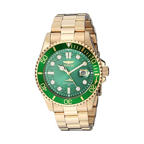 インビクタ 腕時計 INVICTA インヴィクタ プロダイバー メンズ 男性用 30027 Invicta Men's Pro Diver Quartz Watch with Stainless Steel Strap, Gold, 22 (Model: 30027)