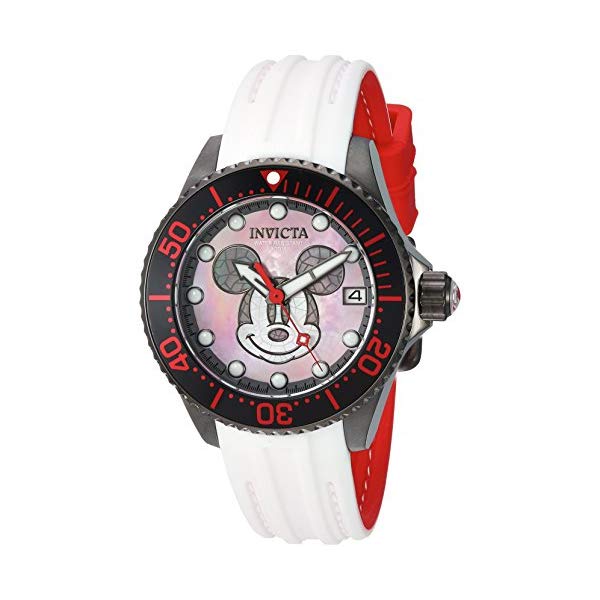 インビクタ INVICTA インヴィクタ 腕時計 ウォッチ 22755 ディズニー 限定 ミッキー レディース 女性用 Invicta Women's Disney Limited Edition Automatic-self-Wind Watch with Stainless-Steel Strap, White, 18 (Model: 22755)