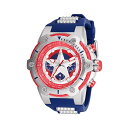 インビクタ INVICTA インヴィクタ 腕時計 ウォッチ MARVEL 26894 マーベル キャプテンアメリカ メンズ 男性用 Invicta Men 039 s Marvel Stainless Steel Quartz Watch with Silicone Strap, Blue, 30 (Model: 26894)