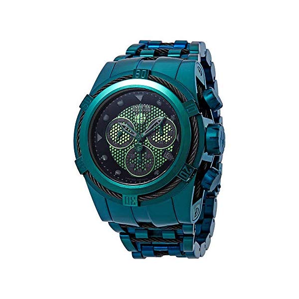 インビクタ INVICTA インヴィクタ 腕時計 ウォッチ MARVEL 26013 マーベル ハルク メンズ 男性用 Invicta Reserve Marvel Bolt Zeus Hulk Ltd Edition Swiss Quartz Chronograph Men's 53mm Bracelet Watch (26013)