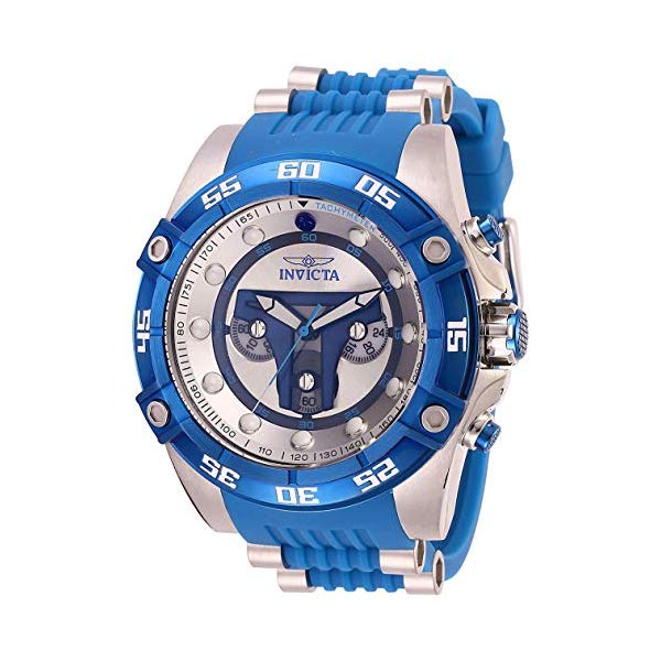 インビクタ INVICTA インヴィクタ 腕時計 ウォッチ Star Wars 27966 スターウォーズ ジャンゴフェット メンズ 男性用 Invicta Men 039 s Star Wars Stainless Steel Quartz Watch with Silicone Strap, Blue, 26 (Model: 27966)