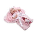JCgCY xr[h[ Ԃl` ւ ܂܂ WF[V[gCY JC Toys JC Toys 18780 La Newborn Soft Body Boutique Baby Doll, 15.5-Inch, Pink