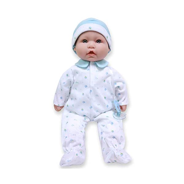 JCȥ ٥ӡɡ ֤ͷ 夻ؤ ޤޤ ȥ JC Toys Caucasian 16-inch Medium Soft Body Baby DollC Toys - La Baby Washable Removable Blue Outfit w/ Hat and Pacifier For Children 12 Months +, 16 inches