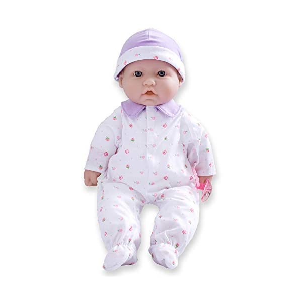 JCgCY xr[h[ Ԃl` ւ ܂܂ WF[V[gCY JC Toys JC Toys Caucasian 16-inch Medium Soft Body Baby Dolla Baby | Washable |Removable Purple Outfit w/ Hat and Pacifier | for Children 12 Months +