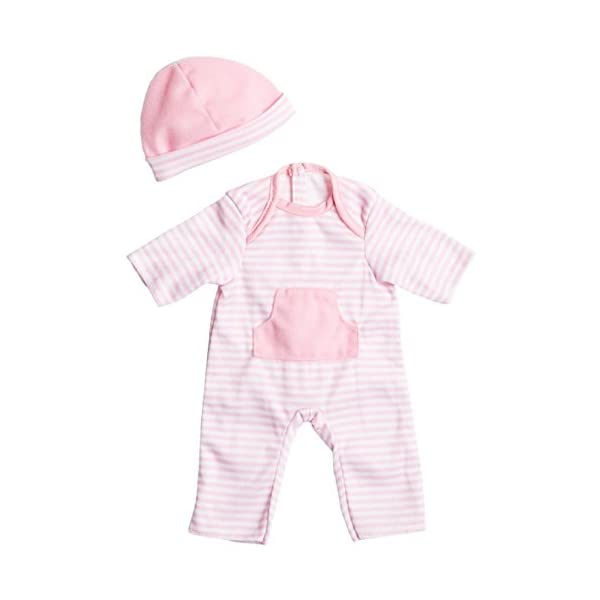 JCトイズ ベビードール 赤ちゃん人形 着せ替え おままごと ジェーシートイズ JC Toys JC Toys CLO13107 Romper for Dolls, 9 - 11 Inch, Light Pink