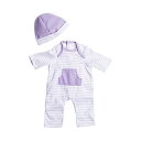 JCトイズ ベビードール 赤ちゃん人形 着せ替え おままごと ジェーシートイズ JC Toys JC Toys Purple Romper (up to 11