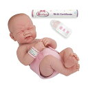 JCトイズ ベビードール 赤ちゃん人形 着せ替え おままごと ジェーシートイズ JC Toys La Newborn Boutique - Realistic 14 Anatomically Correct Real Girl Baby Dollll Vinyl First Tear Designed by Berenguer Made in Spain