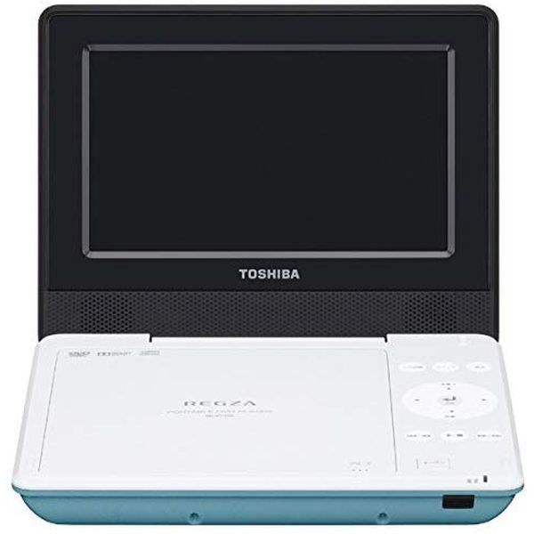 東芝 7型ポータブルDVDプレーヤーグリーンCPRM対応TOSHIBA REGZA レグザポータブルプレーヤー SD-P710SG