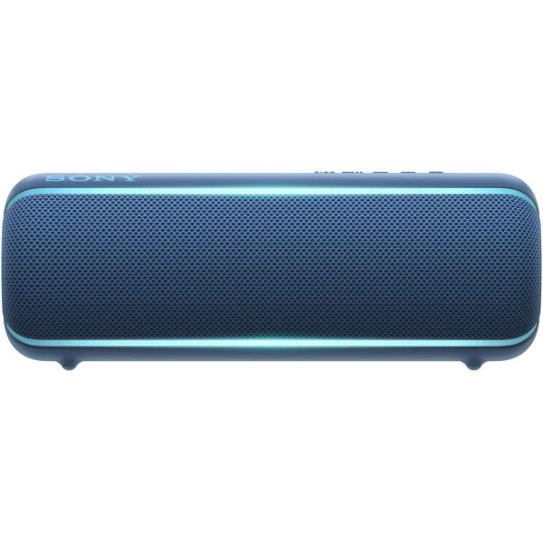 ソニー SONY ワイヤレスポータブルスピーカー SRS-XB22 : 防水 / 防塵 / 防錆 / Bluetooth / 重低音モデル 最大12時間連続再生 2019年モデル ブルー SRS-XB22 L