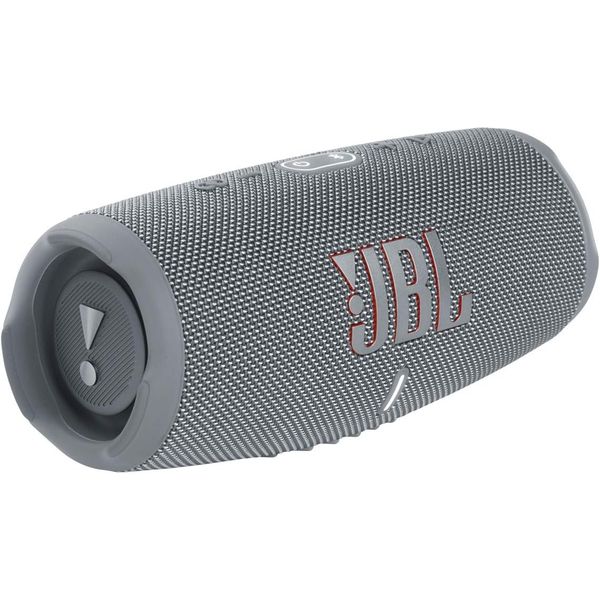 送料無料 即納 JBL CHARGE5 Bluetoothスピーカー 2ウェイスピーカー構成/USB C充電/IP67防塵防水/パッシブラジエーター搭載/ポータブル/2021年モデル グレー