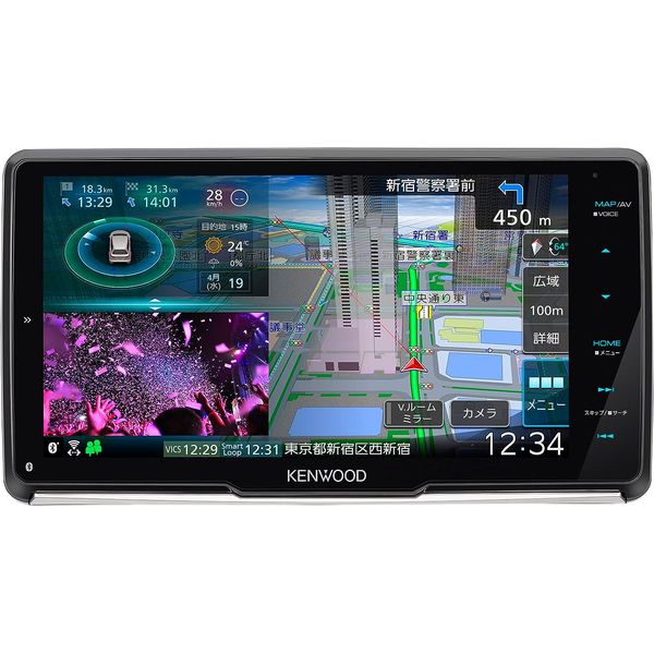 送料無料 即納 KENWOOD ケンウッド MDV-M910HDF 9インチ カーナビ カーナビゲーション 彩速ナビ ワイヤレスミラーリング対応