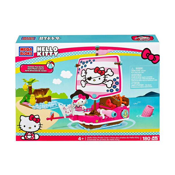 ハローキティ メガブロック 海賊船 ビルディングセット おもちゃ キティちゃん Mega Bloks Hello Kitty Pirate Cove Building Kit