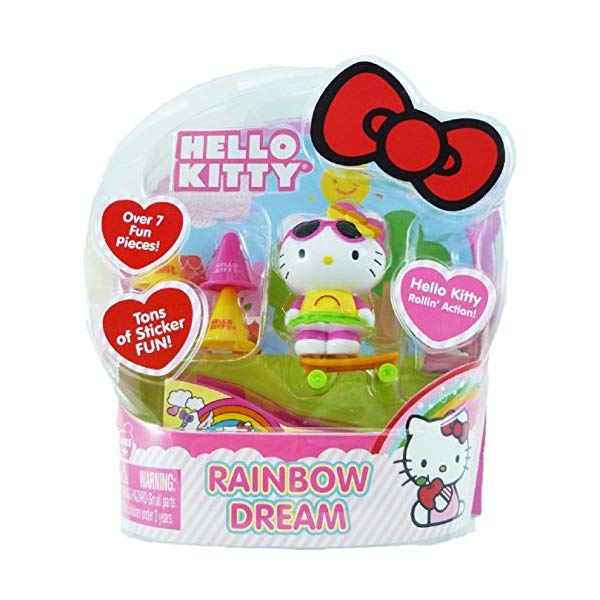 ハローキティ レインボー ドリーム フィギュア 人形 おもちゃ キティちゃん Hello Kitty Rollin' Action Mini Figure Rainbow Dream