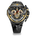 {M[j rv v Tonino Lamborghini Spyder 8955 Black Chronograph Automatic Watch