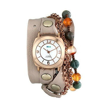 ラメール コレクションズ 腕時計 La Mer Collections LMMULTI2000 レディース ウォッチ 女性用 La Mer Collections Women's LMMULTI2000 Brazil Stones Chain Wrap Watch