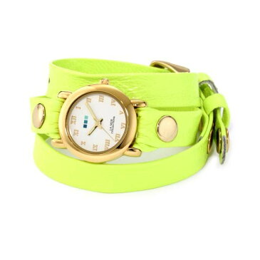 ラメール コレクションズ 腕時計 La Mer Collections LAMERNEON_3GOLDCIR レディース ウォッチ 女性用 La Mer Collections Women's LAMERNEON_3GOLDCIR Neon Yellow/Gold Circle Simple Watch