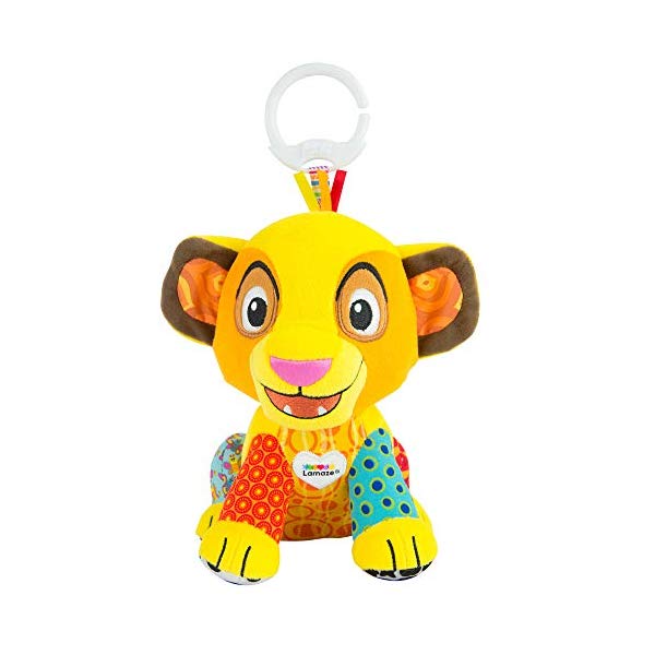 ライオンキング シンバ ベビートイ 赤ちゃん クリップ＆ゴー ベビーカー グッズ おもちゃ ディズニー Lamaze Disney Lion King Clip & Go, Simba Baby Toy