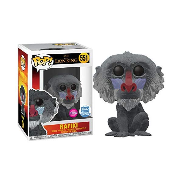 ライオンキング ファンコ ポップ ラフィキ フィギュア グッズ おもちゃ ディズニー Pop Movies The Lion King Flocked Rafi...
