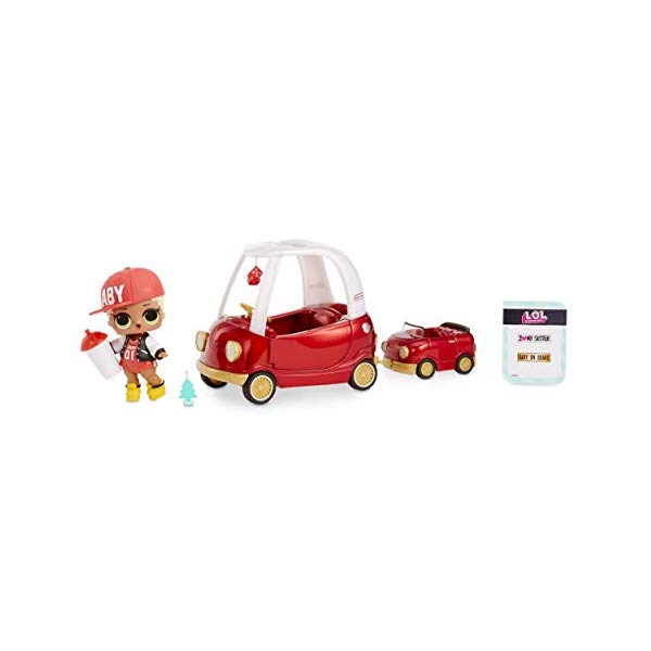 LOLTvCY  ObY tBMA l` t@bVh[ L.O.L. Surprise! Furniture Cozy Coupe with M.C. Swag & 10+ Surprises