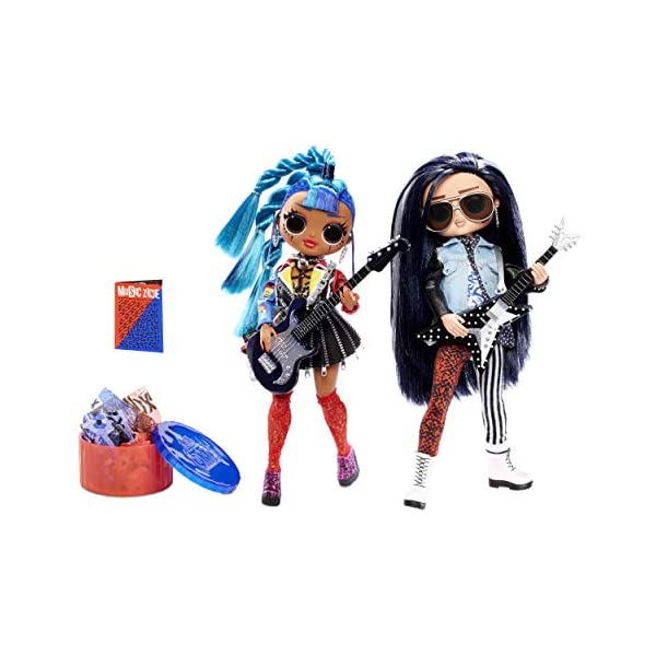 LOLサプライズ 2体セット おもちゃ グッズ フィギュア 人形 ファッションドール L.O.L. Surprise! O.M.G. Remix Rocker ...
