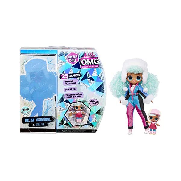 LOLサプライズ おもちゃ グッズ フィギュア 人形 ファッションドール L.O.L. Surprise! O.M.G. Winter Chill ICY Gu...