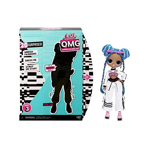 楽天i-selectionLOLサプライズ おもちゃ グッズ フィギュア 人形 ファッションドール L.O.L. Surprise! O.M.G. Series 3 Chillax Fashion Doll with 20 Surprises